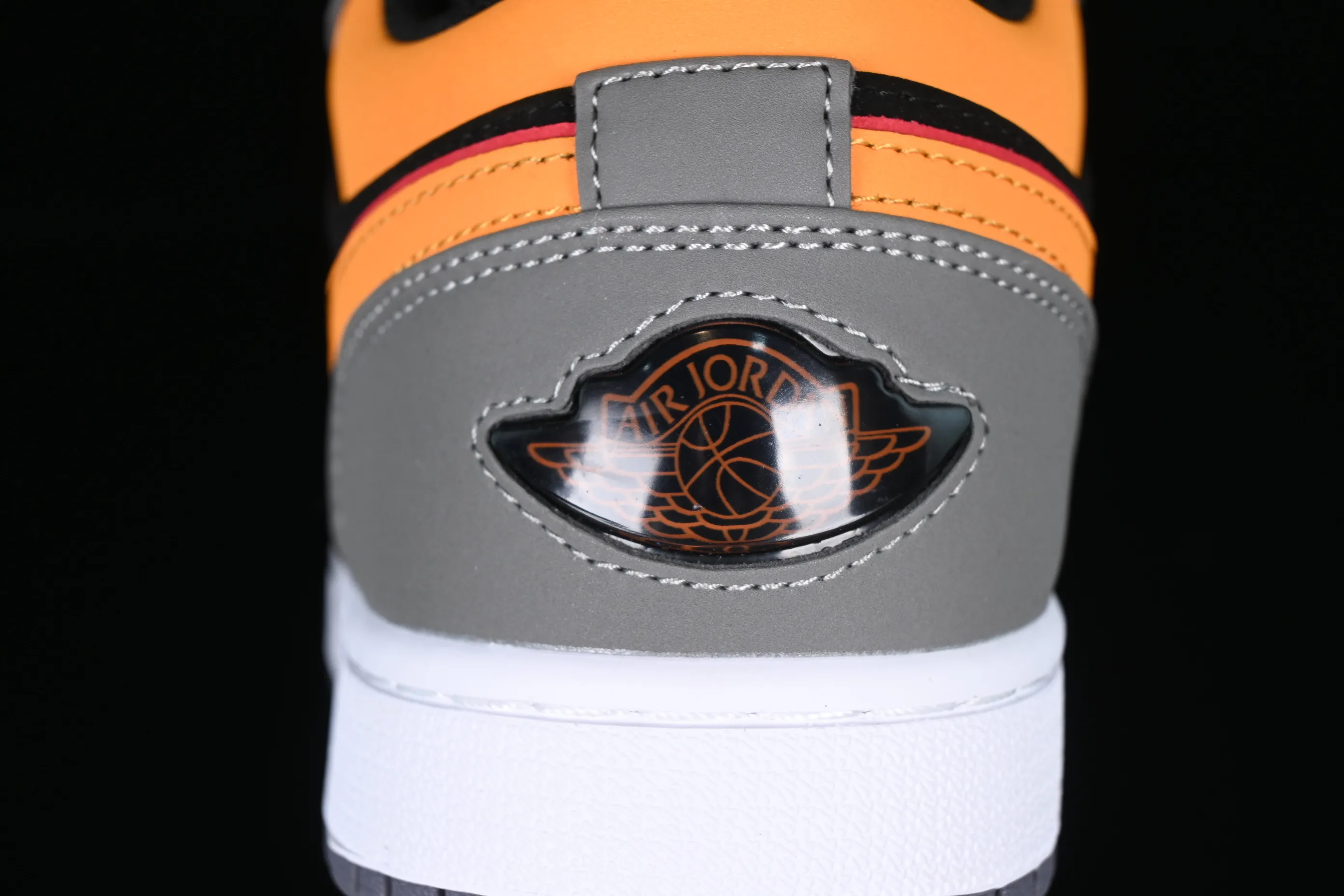 All categories Air Jordan Jordan series basketball shoes Air Jordan 1 Low Z version Air Jordan 1 Low "Black Orange" AJ1 Joe 1 light stone black and yellow FN7308-008